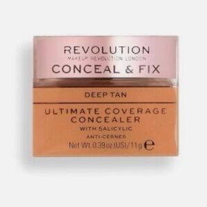 Revolution Conceal & Fix Ultimate Coverage Concealer - Deep Tan